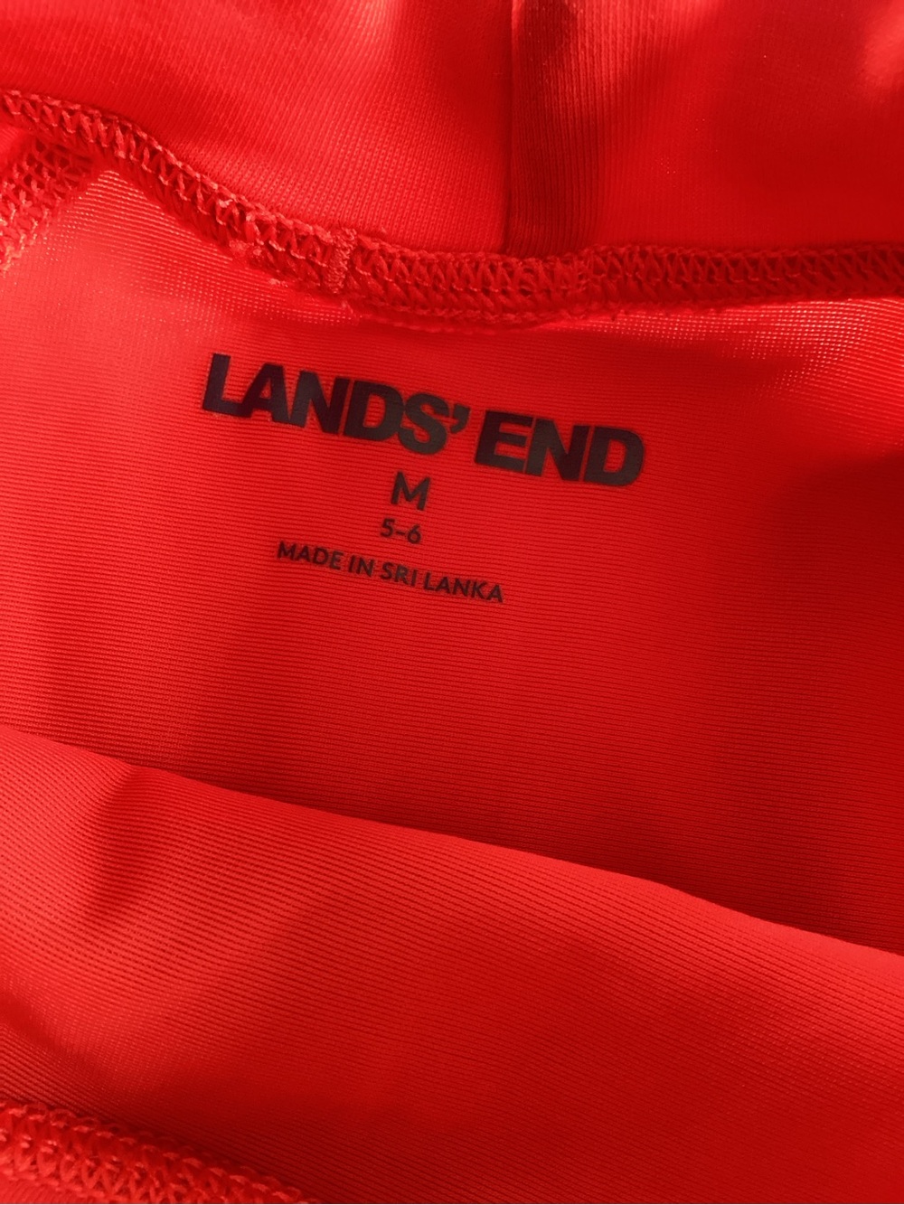 Lands' End Orange Rash Guard - Picture 5 of 8